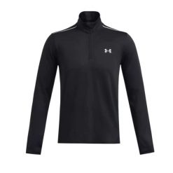 Bluza Under Armour Vanish Cw Half Zip. Czarne bluzy męskie Under Armour, xs, bez wzorów, z elastanu, bez kaptura, na fitness i siłownię. Za 365.85 zł.