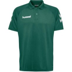 Koszulka polo Hummel CORE FUNCTIONAL POLO. Zielone koszulki polo męskie Hummel, m, bez wzorów, z materiału, sportowe, bez ramiączek. Za 49.99 zł.