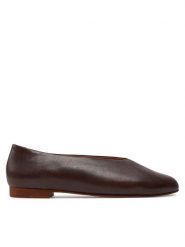 Balagan Baleriny Opera Brązowy. Brązowe baleriny damskie BALAGAN, bez wzorów, ze skóry, bez obcasa. Za 399.99 zł.