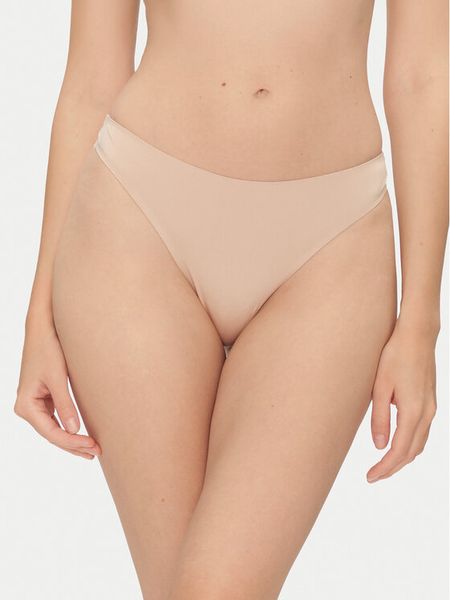 Ysabel Mora Stringi 19672 Beżowy. Brązowe stringi damskie ysabel mora, m, bez wzorów, z syntetyku. Za 29.99 zł.