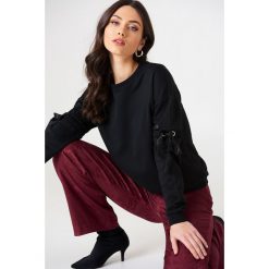 Rut&Circle Sweter z rękawem z elastyczną wstawką Thora - Black. Swetry damskie marki Rut&Circle. W wyprzedaży za 48.58 zł.