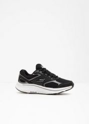 Sneakersy marki Skechers z pianką z pamięcią kształtu. Czarne obuwie sportowe damskie bonprix, bez wzorów. Za 349.99 zł.