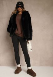 Czarne Legginsy High Waist Ozdobione Przeszyciem Belanessa. Czarne legginsy damskie Renee, s, bez wzorów, z jeansu. Za 59.99 zł.