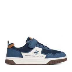 Sneakersy Beverly Hills Polo Club. Niebieskie trampki i tenisówki chłopięce Beverly Hills Polo Club, bez wzorów, bez zapięcia. Za 199.99 zł.