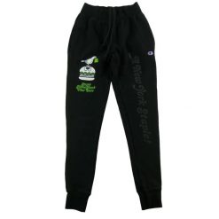 Second life - Spodnie dresowe męskie Champion - Jak nowy. Czarne spodnie sportowe męskie Champion, m, bez wzorów, z dresówki, do biegania. Za 212.96 zł.