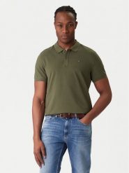 Tommy Jeans Polo DM0DM20676 Khaki Regular Fit. Brązowe koszulki polo męskie Tommy Jeans, l, bez wzorów, z bawełny, bez ramiączek. Za 289.99 zł.