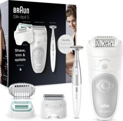 Braun Silk-épil 5 damski depilator + trymer bikini. Bikini damskie Braun, bez wzorów. Za 254.22 zł.