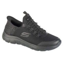Buty sportowe Sneakersy chłopięce, Slip-Ins: Summits - High Range. Czarne trampki i tenisówki chłopięce Skechers, bez wzorów, sportowe, bez zapięcia. Za 189.99 zł.