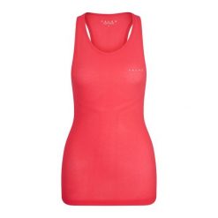 Damski tank top Falke Ultralight Cool. Czerwone bielizna termoaktywna damska Falke, bez wzorów, bez ramiączek. Za 294.50 zł.