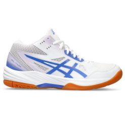 Damskie buty halowe Asics Gel-Task MT 3. Białe obuwie sportowe damskie Asics, bez wzorów, z materiału, do piłki ręcznej. Za 573.00 zł.
