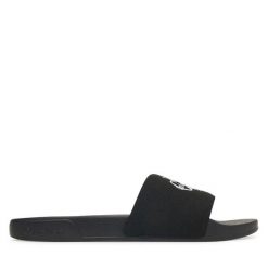 Klapki Calvin Klein Jeans. Czarne klapki męskie Calvin Klein Jeans, z jeansu. Za 169.99 zł.