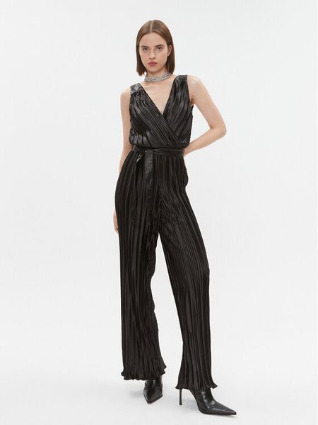 DKNY Sukienka codzienna DD3G4321 Czarny Regular Fit. Czarne sukienki damskie DKNY, na co dzień, bez wzorów, z syntetyku, bez kołnierzyka, bez ramiączek, proste. Za 449.99 zł.