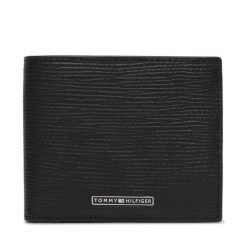 Portfel Tommy Hilfiger. Czarne portfele męskie Tommy Hilfiger, bez wzorów. Za 329.99 zł.