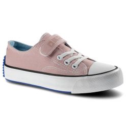Różowe Trampki Big Star Dziecięce Wygodne Obuwie. Czerwone trampki i tenisówki dziewczęce Big Star, bez wzorów, z materiału, bez zapięcia. Za 70.99 zł.