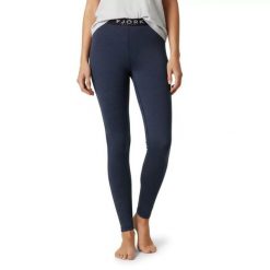 Damskie legginsy termoaktywne ze 100% wełny merynosów - Bjork 210. Czarne bielizna termoaktywna damska FJORK MERINO, xs, bez wzorów, z materiału. Za 289.00 zł.