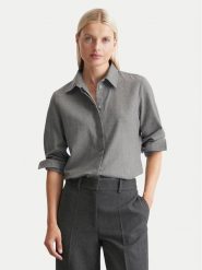 Marc O'Polo Koszula 409 0896 42451 Szary Regular Fit. Szare bluzki damskie Marc O'Polo, bez wzorów, z bawełny, bez kołnierzyka, bez ramiączek. Za 339.99 zł.