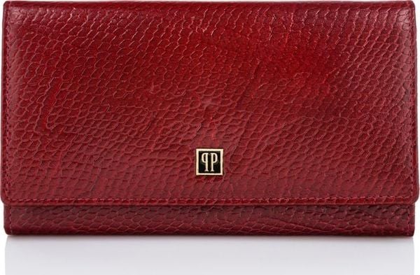 Paolo Peruzzi PORTFEL DAMSKI CZERWONY DUŻY PAOLO PERUZZI T-09-RD. Czerwone portfele damskie Paolo Peruzzi, bez wzorów. Za 138.72 zł.