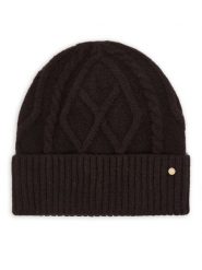 Armani Exchange Czapka XW003010 AF25938 U6032 Brązowy ciemny. Brązowe czapki i kapelusze damskie Armani Exchange, na zimę, bez wzorów, z poliesteru. Za 264.99 zł.