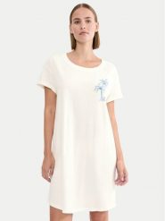 Triumph Koszula nocna 10221117 Kremowy Relaxed Fit. Białe koszule nocne damskie Triumph, bez wzorów, z bawełny. Za 89.99 zł.