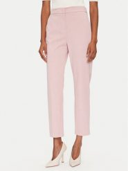 Maryley Spodnie materiałowe 25EB539/M06/14RS Różowy Regular Fit. Czerwone spodnie materiałowe damskie Maryley, m, bez wzorów, z materiału. Za 199.99 zł.