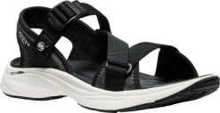 Keen Keen sandały trekkingowe LEIKI OT SANDAL 1030283 BLACK/STAR WHITE 37. Białe sandały męskie Keen, bez zapięcia. Za 449.99 zł.