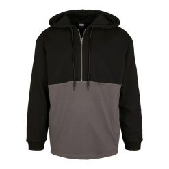 Bluza z kapturem Urban Classics relaxed. Czarne bluzy męskie Urban Classics, m, bez wzorów, z kapturem. Za 244.50 zł.