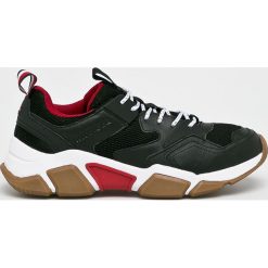 Tommy Hilfiger - Buty. Czarne buty sportowe męskie Tommy Hilfiger, z materiału, bez zapięcia. W wyprzedaży za 339.90 zł.