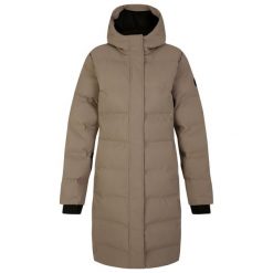 Kurtka Ocieplana Damska Wander. Brązowe kurtki sportowe damskie Dare 2b, xl, bez wzorów, z puchu, bez kaptura, trekkingowe. Za 452.99 zł.