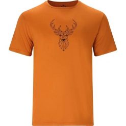 T-shirt Whistler Whions. Brązowe t-shirty męskie Whistler, s, bez wzorów, z materiału, klasyczne, bez kołnierzyka. Za 89.99 zł.