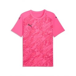 Koszulka Puma Team Final Graphic. Czerwone koszulki sportowe męskie Puma, bez wzorów, bez kołnierzyka, bez ramiączek, do piłki nożnej. Za 237.50 zł.