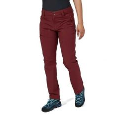 Spodnie turystyczne damskie Rab Incline Pants. Czerwone spodnie sportowe damskie RAB, bez wzorów, z elastanu, trekkingowe. Za 319.99 zł.
