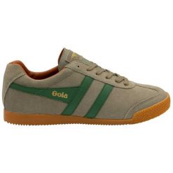Zamszowe buty sportowe Gola Harrier. Zielone buty sportowe męskie Gola, z zamszu, bez zapięcia. Za 537.00 zł.