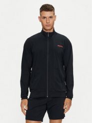 Hugo Bluza 50518700 Czarny Relaxed Fit. Czarne bluzy męskie Hugo, l, bez wzorów, z bawełny, bez kaptura. Za 299.99 zł.