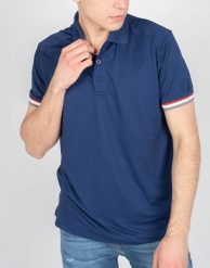 Invicta Koszulka Polo | 4452254 / U | Mężczyzna | Granatowy. Niebieskie koszulki polo męskie Invicta, l, z aplikacjami, z poliesteru, bez ramiączek. W wyprzedaży za 169.00 zł.