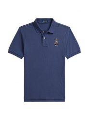 Polo Ralph Lauren Polo 323B18892001 Granatowy Regular Fit. Niebieskie t-shirty dla chłopców Polo Ralph Lauren, bez wzorów, z bawełny, bez ramiączek. Za 519.99 zł.
