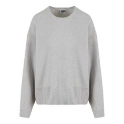 Damski sweter oversize Urban Classics soft. Szare swetry damskie Urban Classics, na zimę, bez wzorów, bez kołnierzyka, bez ramiączek, bez kaptura. Za 206.00 zł.