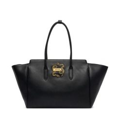 Torebka Just Cavalli. Czarne torebki do ręki damskie Just Cavalli, bez wzorów, bez dodatków. Za 939.99 zł.