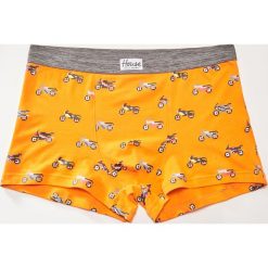 Bokserki z nadrukiem - Pomarańczo. Bokserki męskie marki Giacomo Conti. W wyprzedaży za 15.99 zł.
