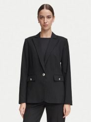 Morgan Marynarka 262-VBOK.F Czarny Regular Fit. Czarne żakiety damskie Morgan, bez wzorów, z syntetyku. Za 479.99 zł.
