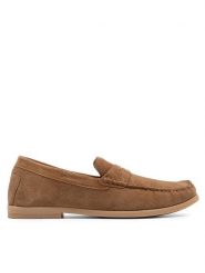 Gino Rossi Mokasyny LEONARDO-01 MI08 Brązowy. Brązowe mokasyny męskie Gino Rossi, ze skóry. Za 269.99 zł.