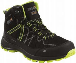 Buty trekkingowe męskie Samaris Lite. Czarne trekkingi męskie Regatta, trekkingowe. Za 357.90 zł.