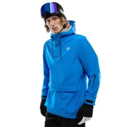 Kurtka narciarsko-snowboardowa W3 Ollie. Niebieskie kurtki męskie SIROKO, l, bez wzorów, z softshellu, bez kaptura. Za 844.00 zł.