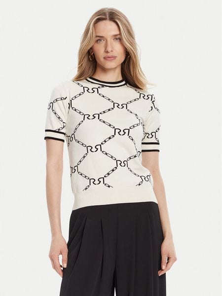 Rinascimento Sweter CFM0011924003 Beżowy Regular Fit. Brązowe swetry damskie Rinascimento, m, bez wzorów, z syntetyku, bez kołnierzyka, bez ramiączek, bez kaptura. Za 229.99 zł.