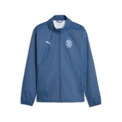 Kurtka przeciwwiatrowa OM All-Weather 2026/27. Białe kurtki męskie Puma, m, bez wzorów, z materiału, sportowe, bez kaptura. Za 366.50 zł.