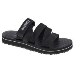 Klapki Columbia W Alava Slide Sandal W 2027331010 czarne. Czarne klapki damskie bez wzorów, z gumy, sportowe, bez obcasa. W wyprzedaży za 311.49 zł.