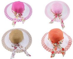 Tadar kapelusz damski z wstążką w kwiatki. Czapki i kapelusze damskie Tadar, bez wzorów. Za 21.65 zł.