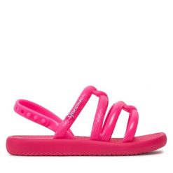 Sandały Ipanema. Czerwone sandały dziewczęce Ipanema, bez zapięcia. Za 49.99 zł.