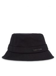 Calvin Klein Kapelusz Back Tie Bucket K60K613161 Czarny. Czarne czapki i kapelusze damskie Calvin Klein, bez wzorów, z bawełny. Za 129.99 zł.
