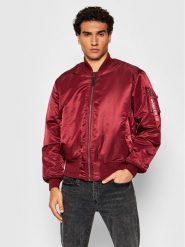 Alpha Industries Kurtka bomber Ma-1 100101 Bordowy Regular Fit. Czerwone kurtki męskie Alpha Industries, m, bez wzorów, z syntetyku, bez kaptura. Za 509.99 zł.