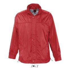 Windbreaker Sol's Mistral. Czerwone kurtki męskie SOL'S, m, bez wzorów, bez kaptura. Za 215.00 zł.